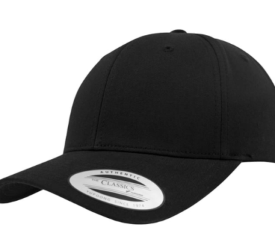 Extreme Cases Black Curved Classic Snapback Cap